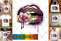 Unique TSHIRT PNG Gift Ideas, Dripping Lips Product Image 1