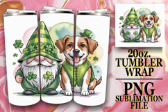 HAPPY ADVENTURES 20oz TUMBLER WRAP, St Patricks Product Image 1