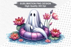 Halloween Ghost - Halloween clipart Sublimation PNG Design Product Image 1