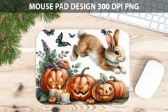 Watercolor Rabbit Mouse Pad Sublimation - Animal PNG Product Image 1