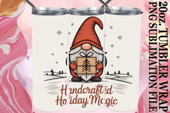 Joyful Colors 20oz tumbler wrap, Holiday Gnome Product Image 1