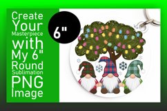 Trendy Round Design Sublimation Artwork , Gnomes Product Image 1