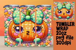 DYNAMIC PNG for 20oz Tumbler , Cute Pumpkin Product Image 1