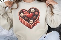 Cute Watercolor Valentines Day Clipart PNG Product Image 1