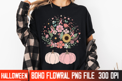 Breast Cancer Autumn Pumpkin Design Png Product Image 2