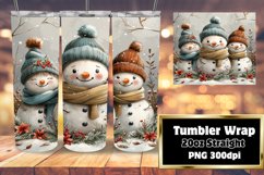 Holiday Gingerbread Wrap 20oz Tumbler Sublimation Product Image 1