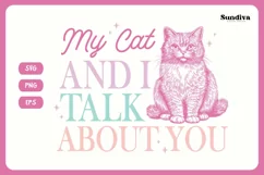 Funny Cat Lover Quotes SVG EPS PNG 1 Product Image 3