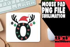 Sweet MOUSE PAD Sublimation Style, Christmas Product Image 1