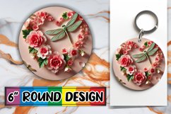 Enchanted Car Coaster Circle, 3D Heart Product Image 1
