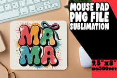 JOYFUL desk PAD Sublimation PNG, Mama Product Image 1
