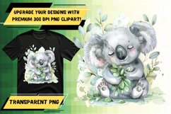 Sweet Watercolor Critter Sublimation Design - Happy PNG Product Image 1