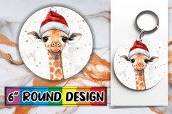 Stylish Circle Design for Sublimation , Holiday Animals Product Image 1