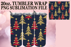 Uplifting Sublimation 20oz tumbler wrap, Christmas Product Image 1