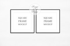 Double Frame Mockup, Two Frames Mockup, Square Frame Mockup Product Image 2