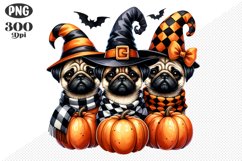 Halloween Dog Sublimation - Clipart PNG Design Product Image 1