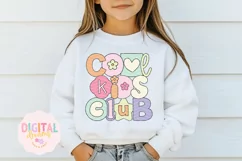 Cool Kids Club Ransom Letters Sublimation PNG Product Image 1