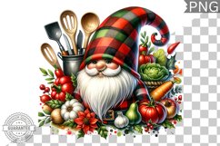 Christmas kitchen Gnome Sublimation - Clipart PNG Design Product Image 1