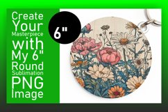 Classic Floral Sublimation Circle &amp; Coaster Compilation Product Image 1