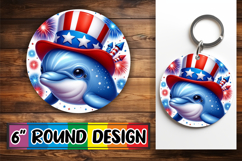 Playful Circle Designs for Gifts, USA Animals Product Image 1