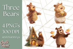 Cozy Cottage Girl Fairy Tale Storybook PNG Clipart Product Image 1