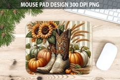 Boots Mouse pad Sublimation - Thanksgiving PNG Design Product Image 1