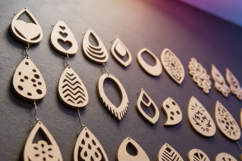 Boho Wooden Earring Laser Cut Bundle Product Image 4