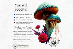 Psychedelic Fantasy Mushroom cliparts For RPG Crafts Product Image 2