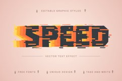 Speed - Editable Text Effect, Font Style Product Image 1