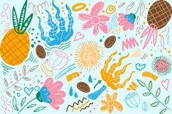 Abstract Organic Shapes Background Product Image 1