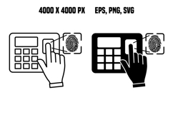 Fingerprint Scanner Icons Product Image 1