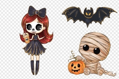 Halloween png clipart Halloween sublimation design bundle Product Image 2