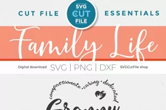 Granny svg - Granny heart - a grandma svg for crafters Product Image 3