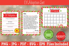 Elf Adoption Certificate Set | Elf Adoption | Elf SVG | Elf Product Image 1