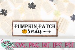 Pumpkin Patch 5 Miles - A Fall SVG Product Image 1
