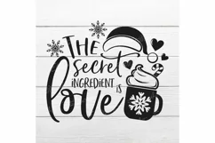 The secret ingredient is love SVG, Christmas Pot Holder Svg Product Image 2