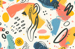 Abstract Colorful Pattern Background Wallpaper Product Image 1