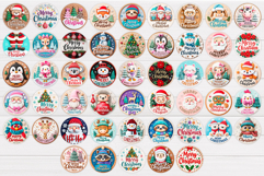 Christmas Door Sign Bundle. Merry Christmas Door Sign Design Product Image 2