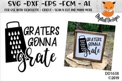 Graters Gonna Grate Kitchen SVG Product Image 1