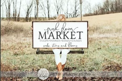 Fresh Flower Market SVG | Farmhouse Spring SVG | dxf and mor Product Image 2