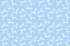 Seamless repeat pattern of hand drawn abstract shapes . Product Image 3