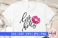 Love bites - Love & Valentine SVG EPS DXF PNG Product Image 1