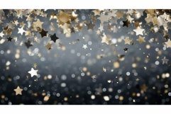 shimmer silver glitter stars Product Image 1