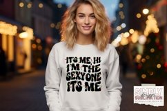 I’m the Sexy One Matching Christmas T-Shirts | Sublimation Product Image 3