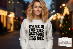 I’m the Sexy One Matching Christmas T-Shirts | Sublimation Product Image 3