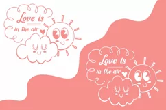 Love is in the air - Valentine SVG cut file Product Image 2
