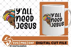 Peeking Girl svg, Afro Girl svg, Jesus svg, Black Woman Product Image 1