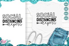 Social Distancing Expert SVG for craftters Product Image 1
