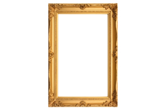 Baroque Picture Frame PNG Product Image 1