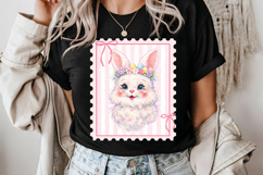 Preppy Easter Bunny PNG Product Image 3
