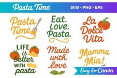 Italian Food Lettering Stickers Product Image 1